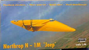 Northrop N-1M "Jeep"  Flying Wing 1/48 Very Rare Kit