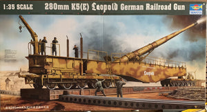 280mm K5(E) Leopold Railroad Gun  1/35  2003 Initial Release