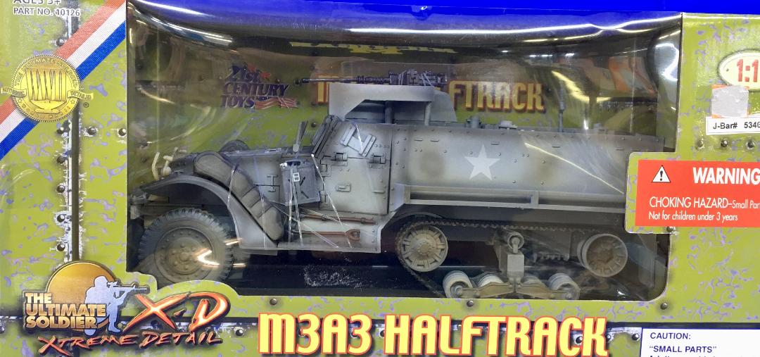 その他 21st CENTURY TOYS M3A3 HALFTRACK 1:18 WWII M3A3 Halftrack 1:18 RARE 21st Century Toys Ultimate