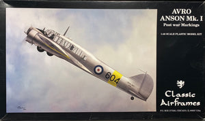Avro Anson Mk.1 Post-War Markings 1/48