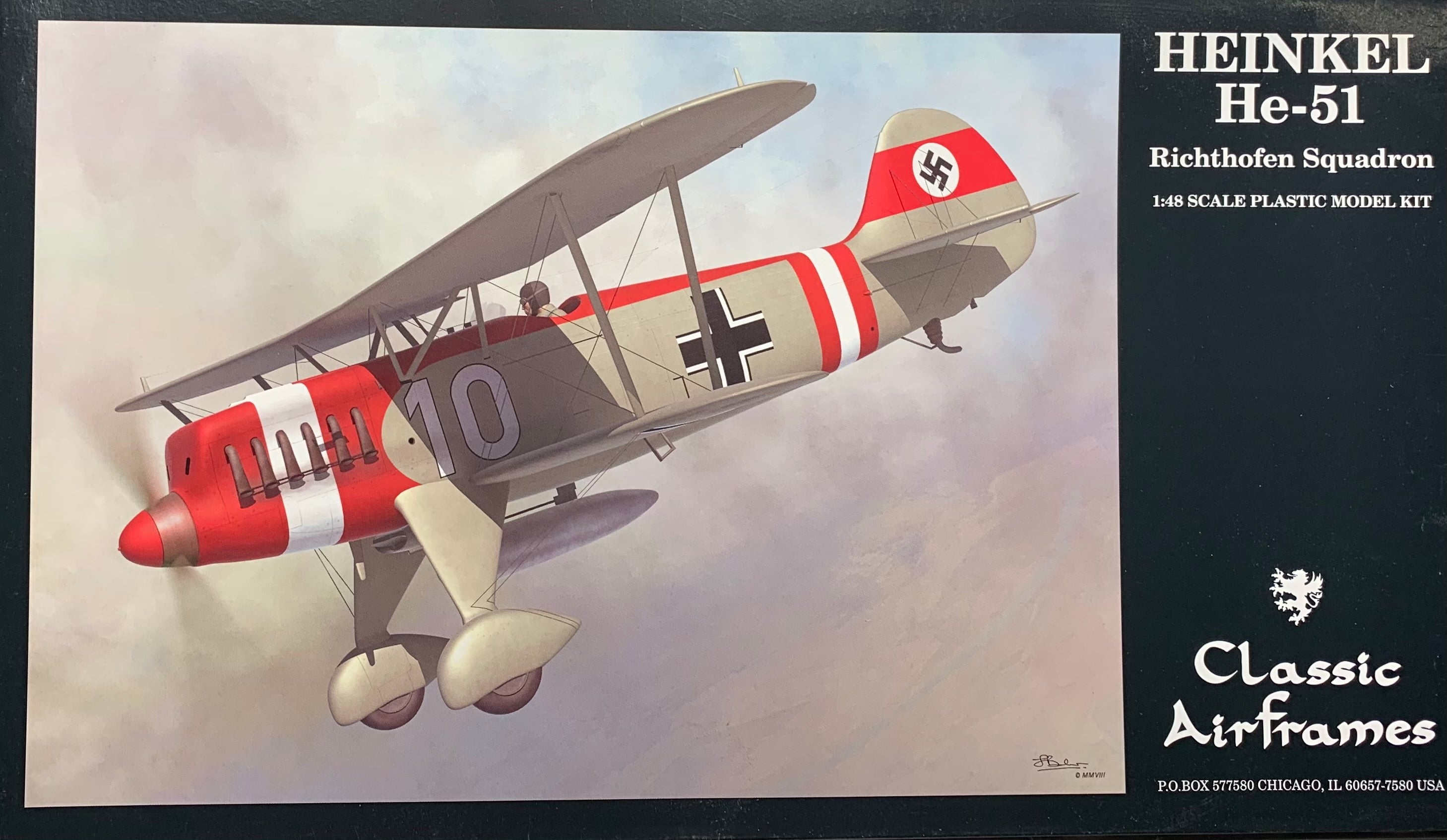 Heinkel He-51 Richthofen squadron 1/48 – J-BarHobbies
