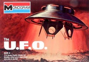 The U.F.O. 1/72 Molded in Silver From the TV show 