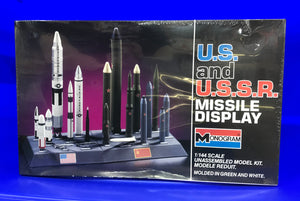 U.S. & U.S.S.R. Missile Display  1/144 scale