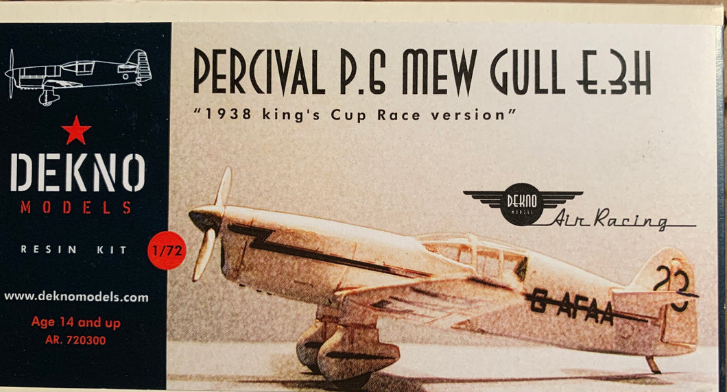 Percival P.6 Mew Gull E.3H  1/72