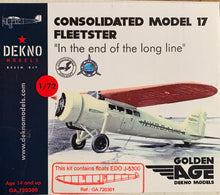 Load image into Gallery viewer, CONSOLIDATED MODEL 17 FLEETSTER WITH EDO J-5300 FLOATS  1/72