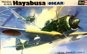 Nakajima Ki-43-II Nakajima Ki-43 II Hayabusa (Oscar) 1/32 Initial release from 1973