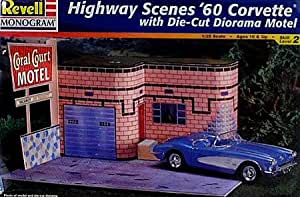 Highway Scenes '60 Corvette with Die-Cut Diorama Motel 1997 Issue