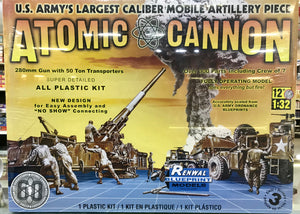 M-65 Atomic Cannon 280mm Gun with 50 Ton Transporters 1/32