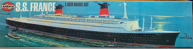 S.S. France  1/600  Gunze Japan Issue 1980 Issue