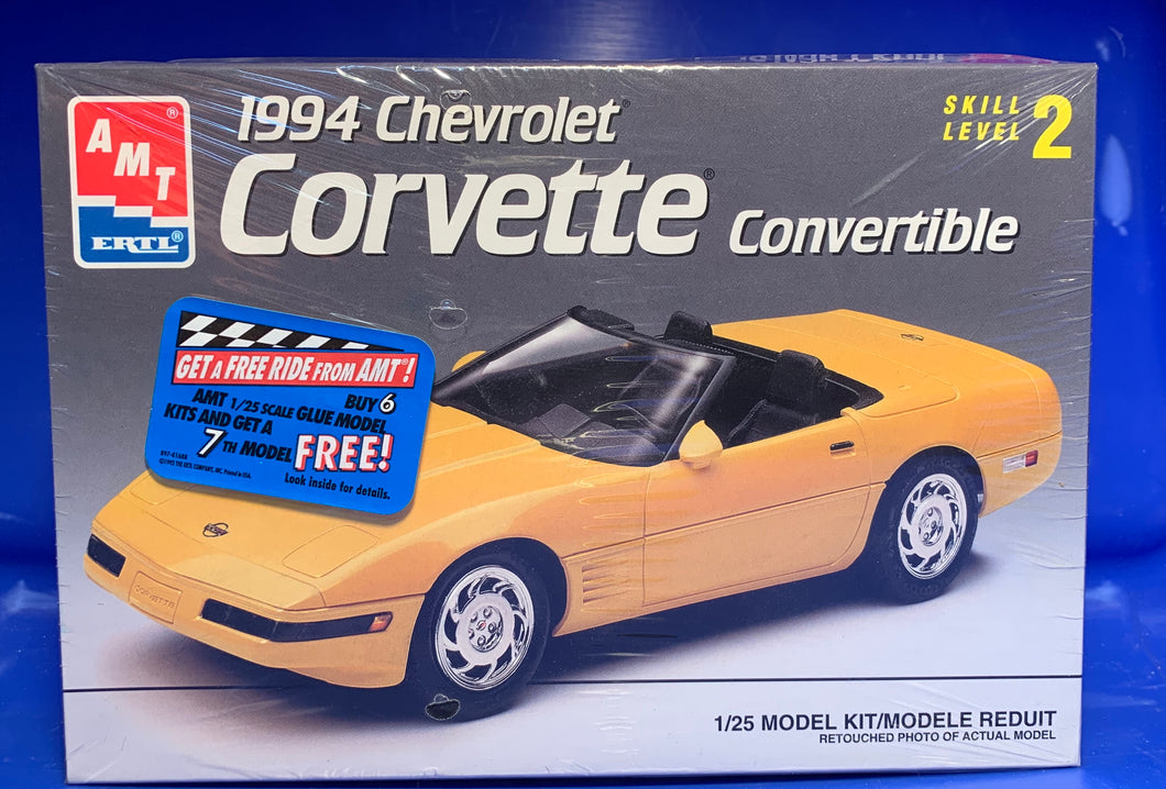 Corvette Chevrolet 1994  Convertible 1/25 1994 Issue
