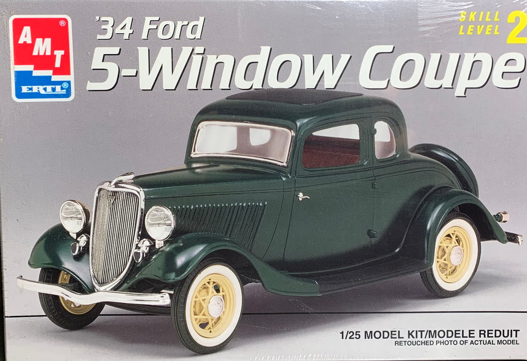 Model B Ford 1934 5-Window Coupe  1/25 1996 issue