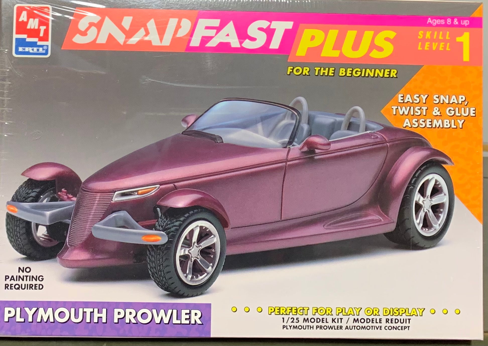 自動車 revell 1/25 plymouth prowler Revell 1/25 Scale Plymouth Prowler with Trailer Factory