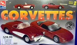 Chevrolet Corvettes 1957 & 1997 Two Kits 1/25