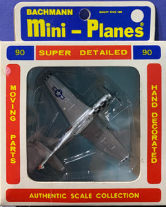 Bachmann Mini Planes, #90 P-51 Mustang 1/150  1970's issue