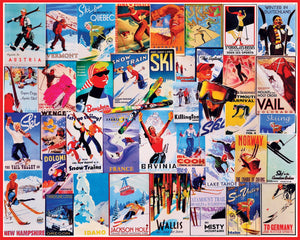 Ski Posters - 1000 Piece Jigsaw Puzzle #932
