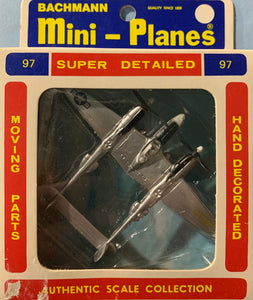 Bachmann Mini Planes #97 - P-38 Lightning  1/160  scale