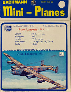 Bachmann Mini Planes #28 Avro Lancaster MK I