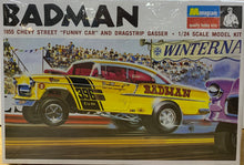 Load image into Gallery viewer, Tom Daniel&#39;s Badman 1955 Chevy Street &quot;Funny Car&quot; and Dragstrip Gasser 1997 ISSUE