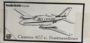 Cessna 402 c. Business-liner 1/72 Resin Kit by Gremlin
