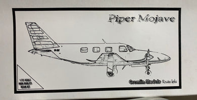 Piper Mojave 1/72 Resin Kit by Gremlin