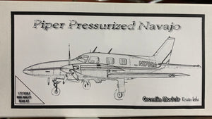 Piper Pressurized Navajo 1/72 Resin Kit by Gremlin