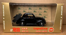 Load image into Gallery viewer, 500 HP13 Fiat Topolino 500 1949-1955, Black,  1/43