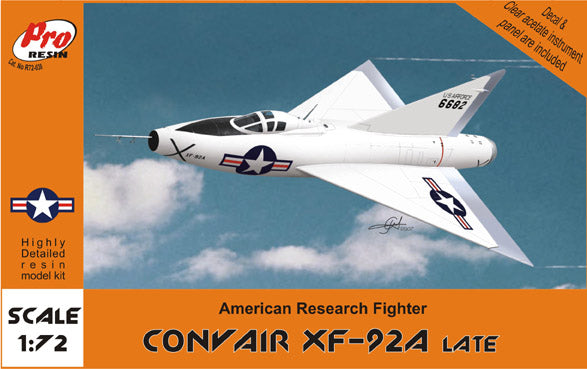Convair XF-92 (Late) 1/72 (Resin) – J-BarHobbies