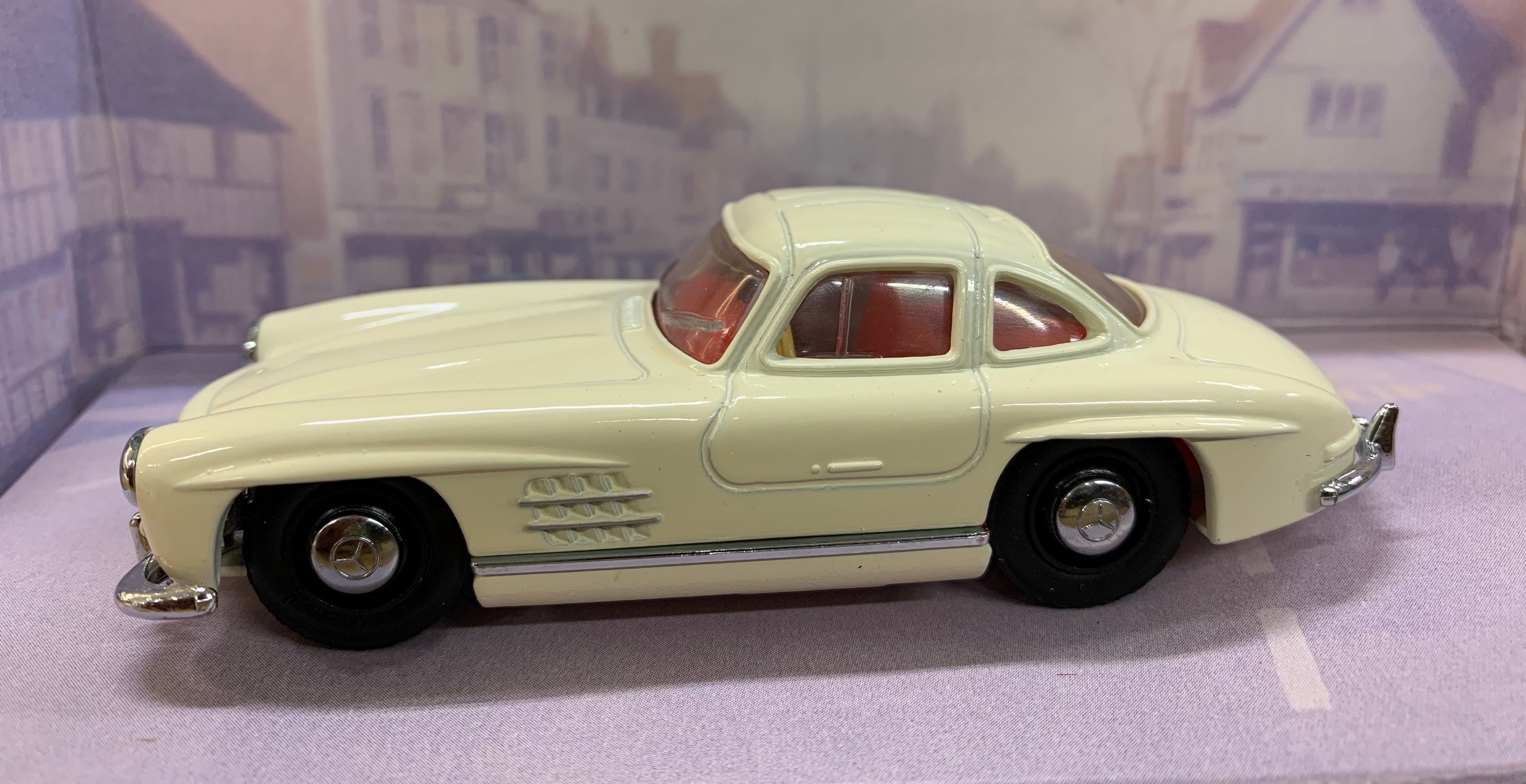 Dinky Item DY-12 1955 Mercedes Benz 300SL Gullwing White 1/43 – J-BarHobbies