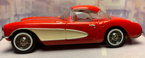 Dinky Item DY-23 1956 Chevrolet Corvette Red 1/43