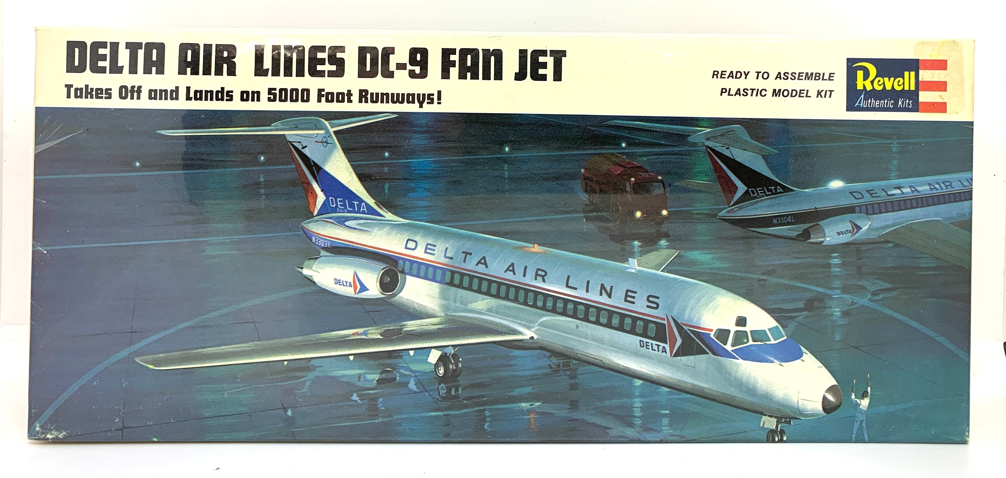 Delta Air Lines DC-9 Fan Jet 1/120 1966 ISSUE – J-BarHobbies