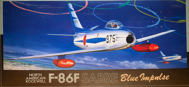 North American Rockwell F-86F Sabre Blue Impulse, 1/72 1986 Issue