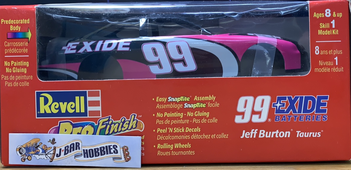 Burton Jeff, #99 Exode Batteries Taurus 1/24 SnapTite – J-BarHobbies