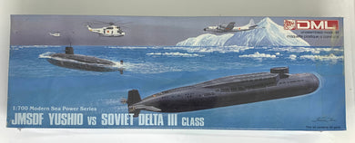 JMSDF Yushio vs Soviet Delta III Class 1/700