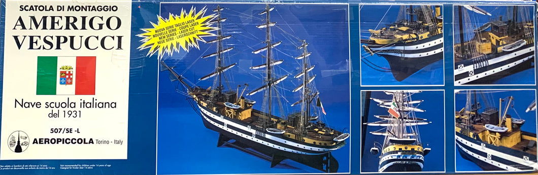 Amerigo Vespucci Wooden Sailing Ship