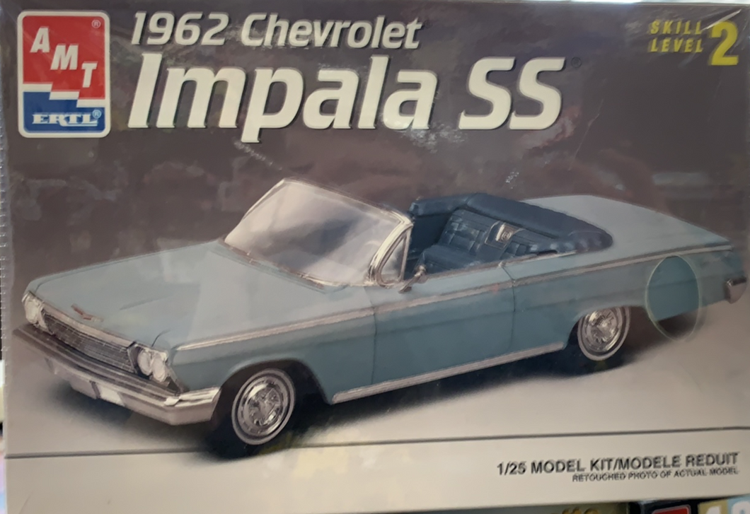 Impala SS Convertible Chevrolet 1962  1/25  1997 Issue