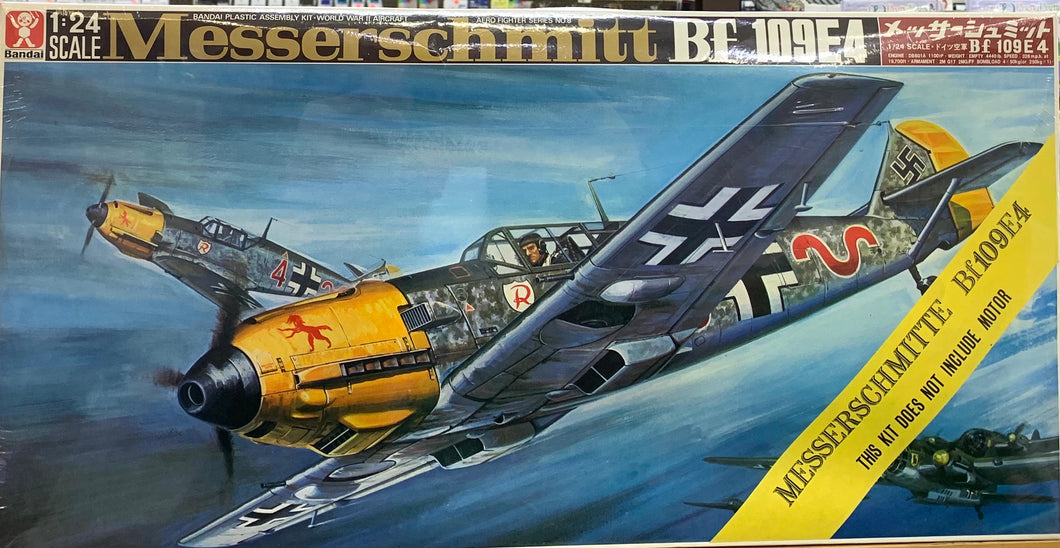 Aero Fighter Series No.8 Messerschmitt Bf-109E4  1/24  1972 Issue