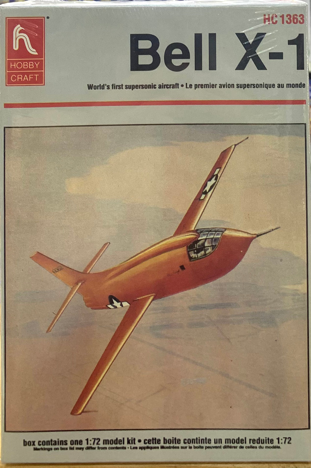 Bell X-1 World's first supersonic aircraft  1/72 Initial 1991 Release