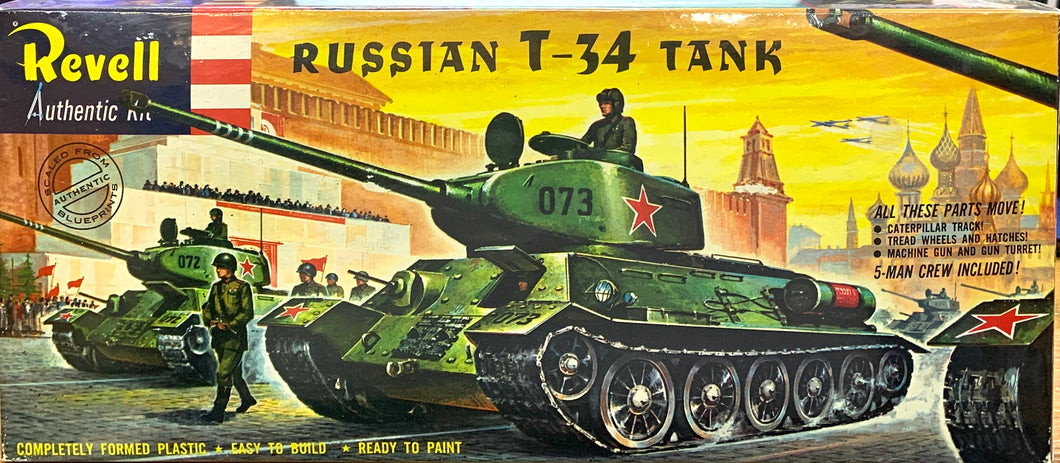 Russian T-34 Tank 1/40 1958 Release