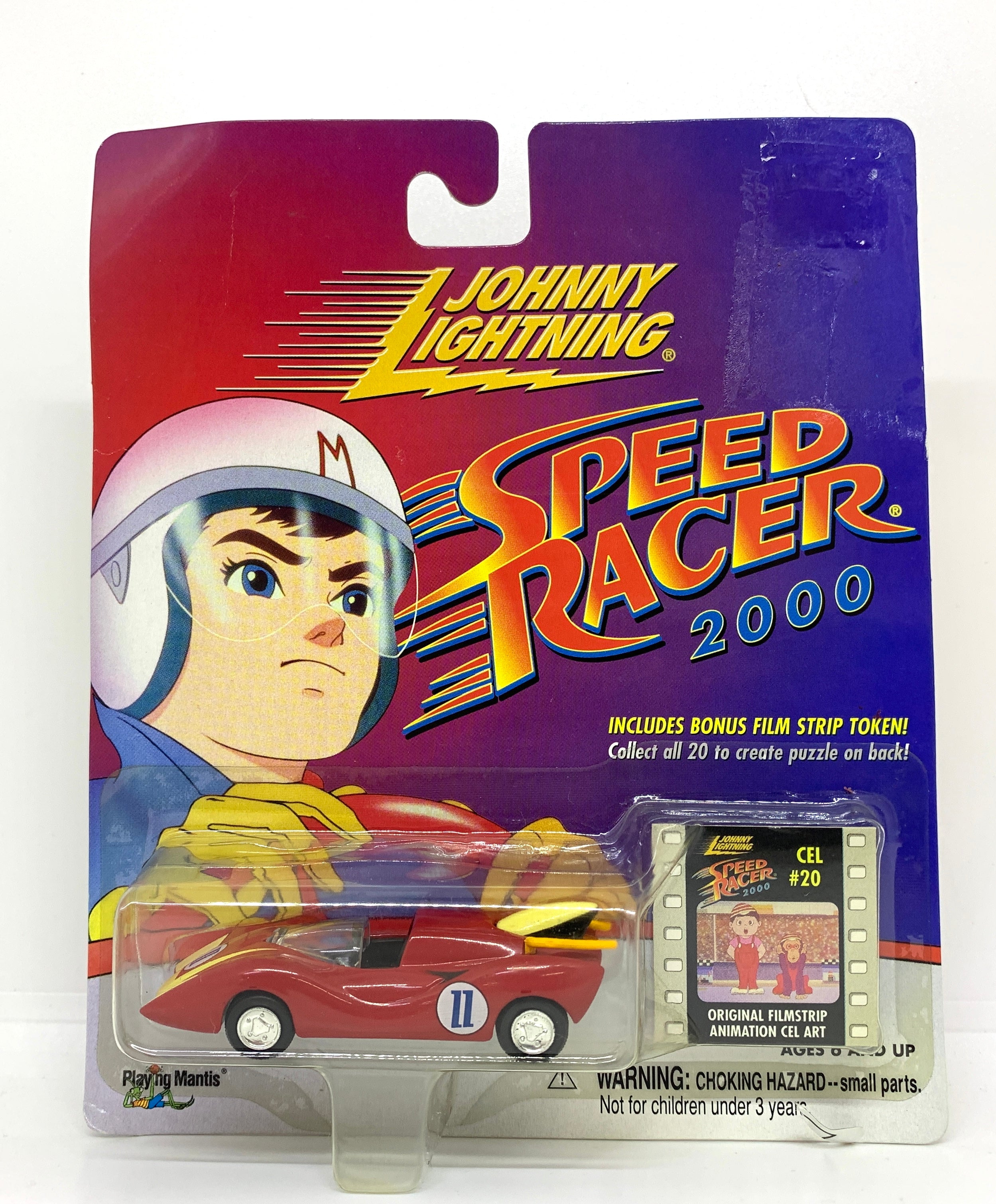 JOHNNY LIGHTNING SPEED RACER 2000 #5 WHITE CAR | eBay