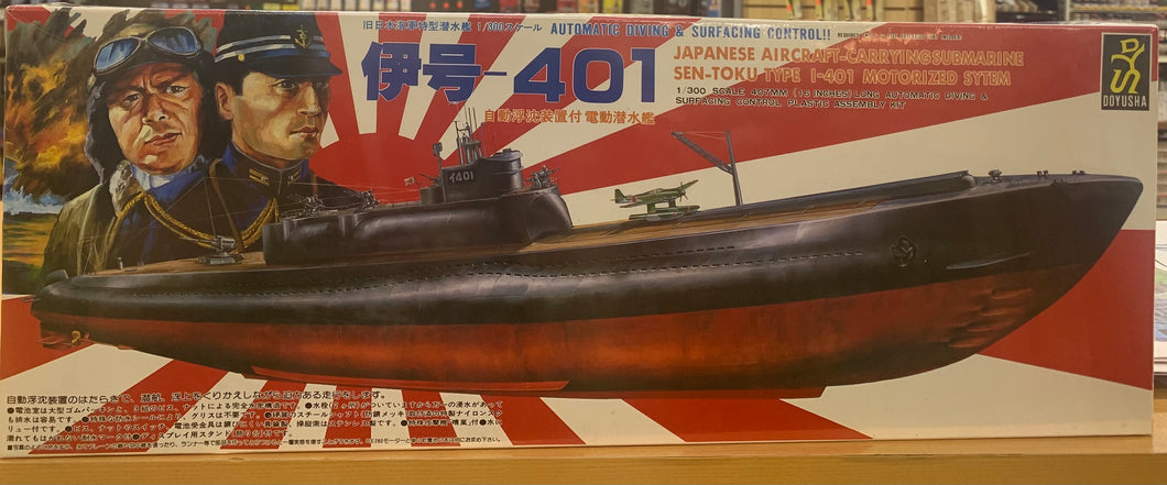 Sen-Toku Type I-401 Sub - Japanese Aircraft-Carrying Submarine 1/300