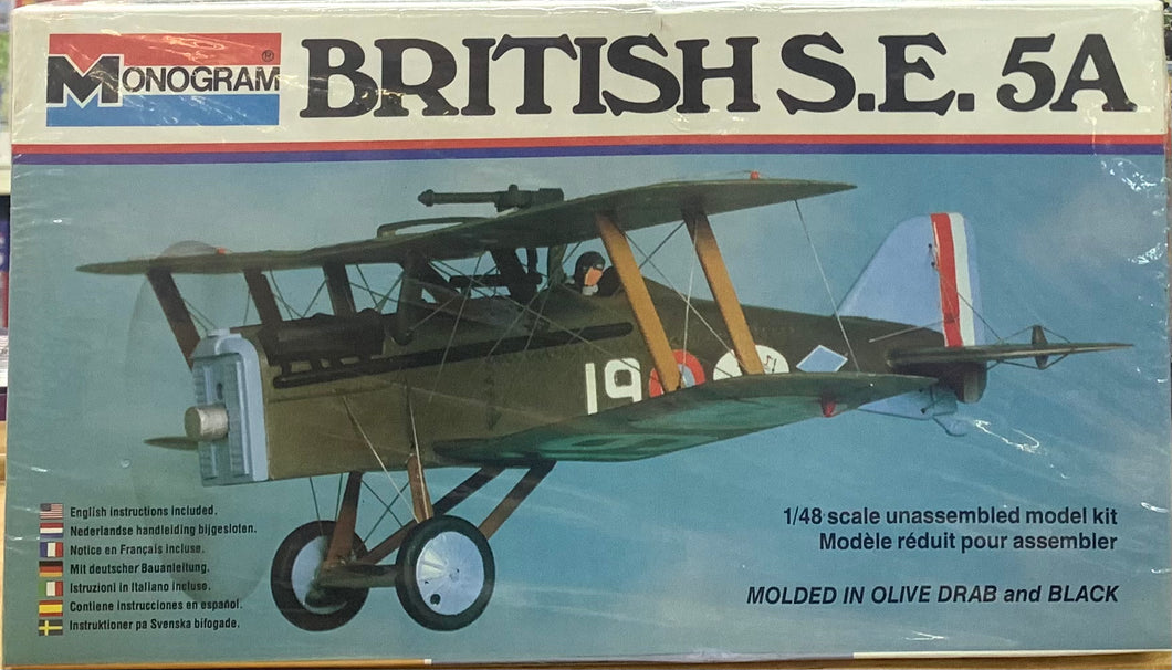 British S.E. 5A  1/48  1979 ISSUE