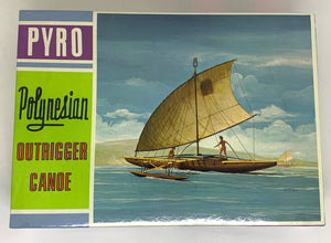 Polynesian Outrigger Canoe 1/35 1967 ISSUE