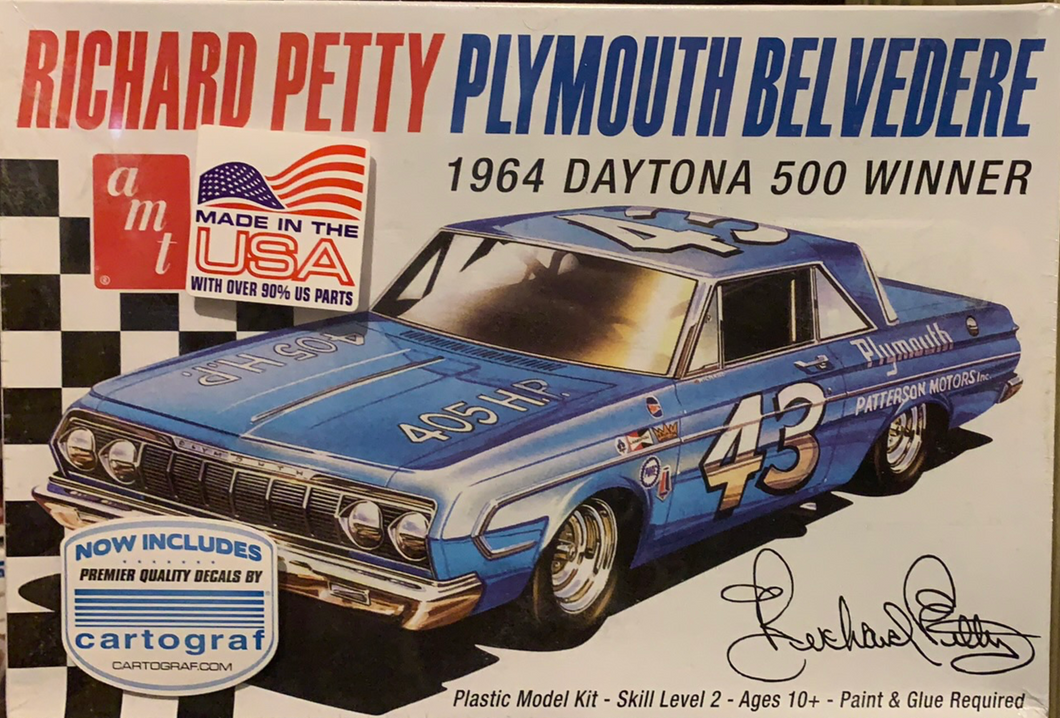 Richard Petty Plymouth Belvedere 1964 Daytona 500 Winner 1/25