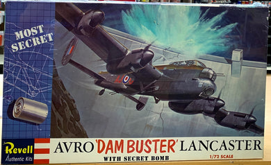 Avro 'Dam Buster' Lancaster with secret bomb  1/72  1963 ISSUE