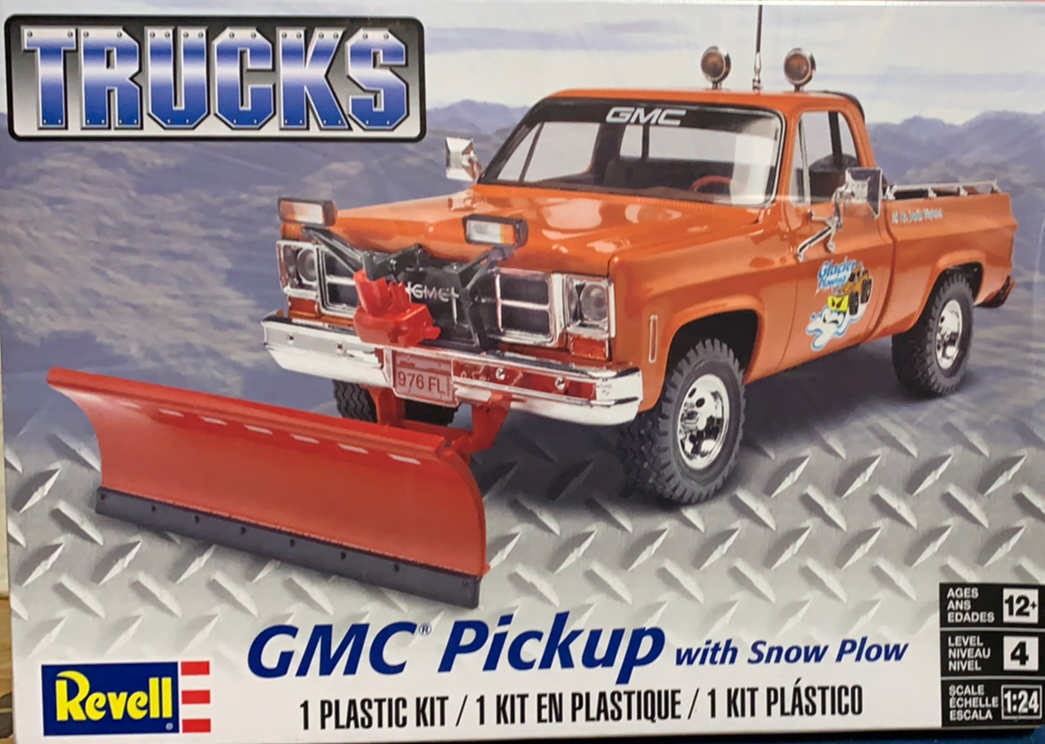 GMC Pickup w,Snow Plow 1/24