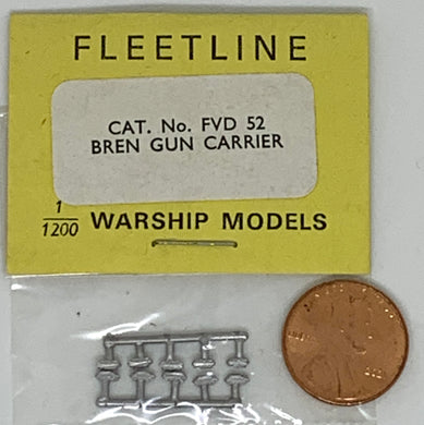 BREN GUN CARRIER (Kettenfahrzeug) 1/1200 10 pcs per pack