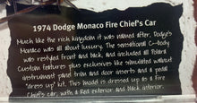 Load image into Gallery viewer, 1974 Dodge Monaco Fire Chief&#39;s Car (Illinois) 1/64