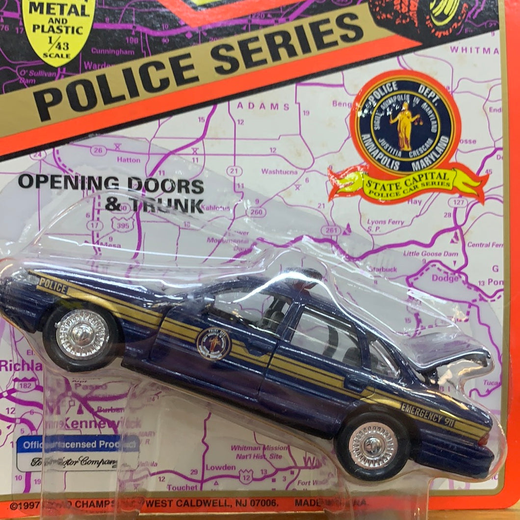 Annapolis Maryland Police, 1/43 Diecast FORD CROWN VICTORIA