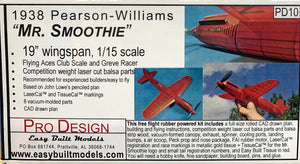 Pearson Williams 1938 Mr Smoothie  19" Wingspan