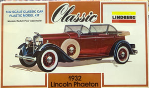 Classic 1932 Lincoln Phaeton. 1/32 1979 ISSUE